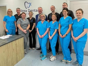 Northern Ireland minister visits surgery to highlight the Dental Access Scheme