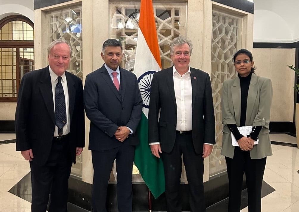 L2R-Prof-Nicolas-Maclean-HE-Mr-Vikram-Doraiswami-Prof-Neil-Carmichael-Ms-Nidhi-Choudhary-Counsellor-Edu-Health-DWC-3